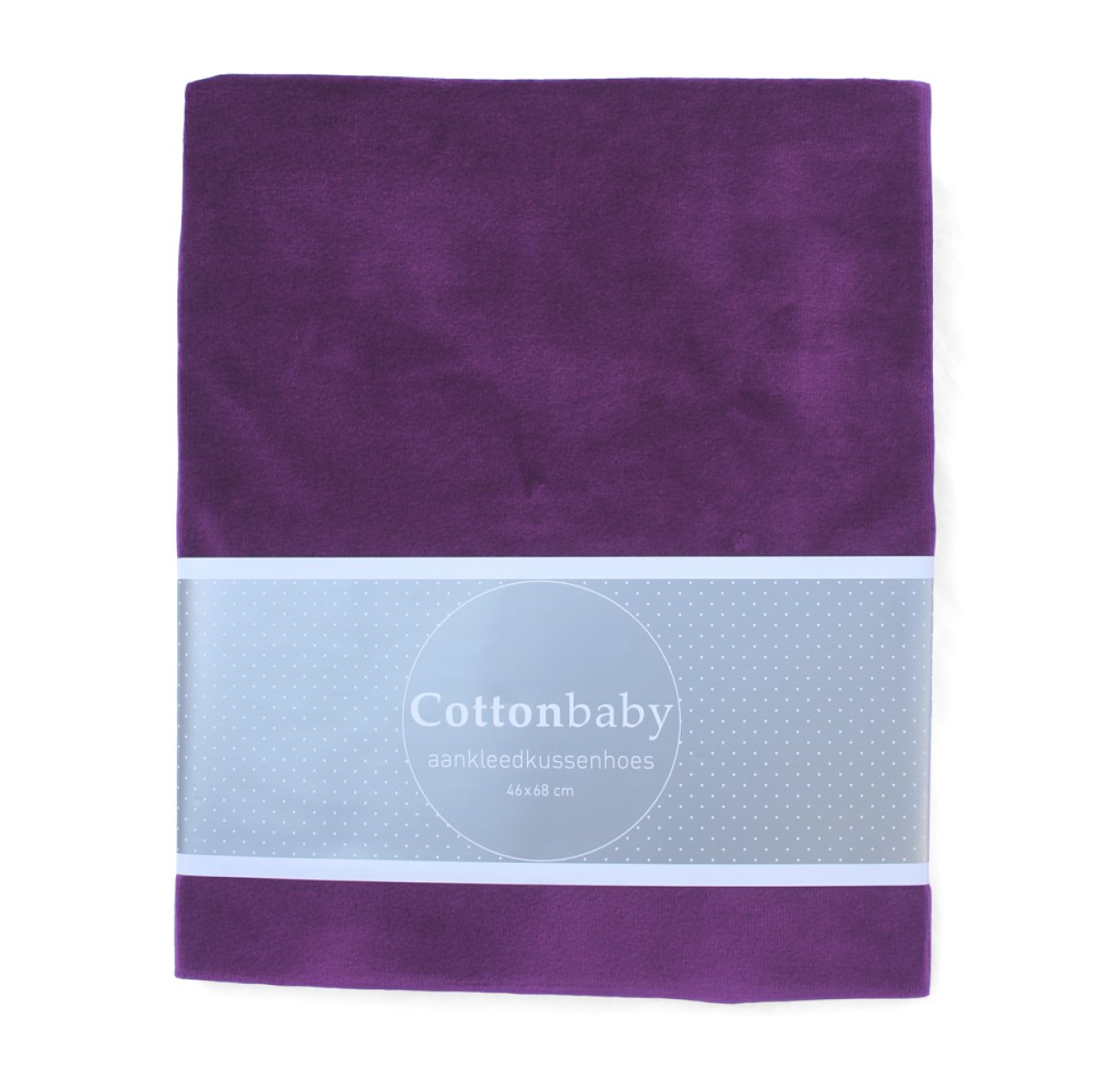 Housse de matelas à langer en velours, violet
